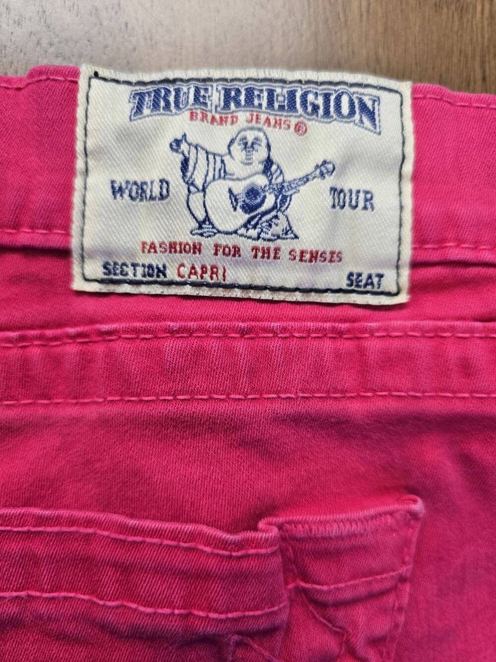True Religion Pink Capris Women 32